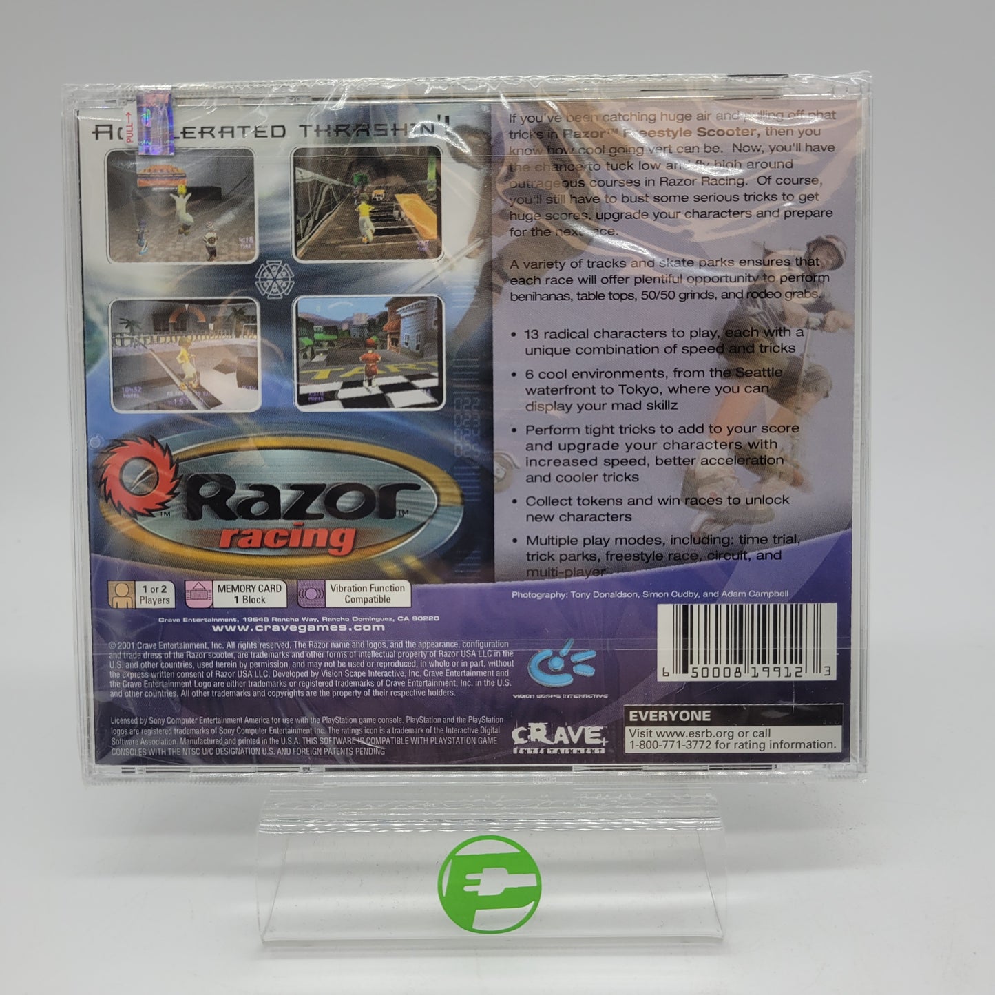 New Razor Racing (Sony PlayStation 1 PS1, 2001) Sealed