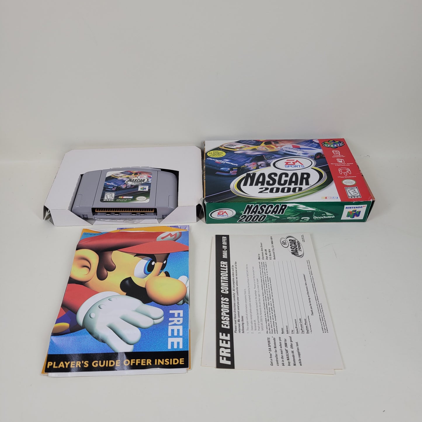 NASCAR 2000 (Nintendo 64 N64, 1999)