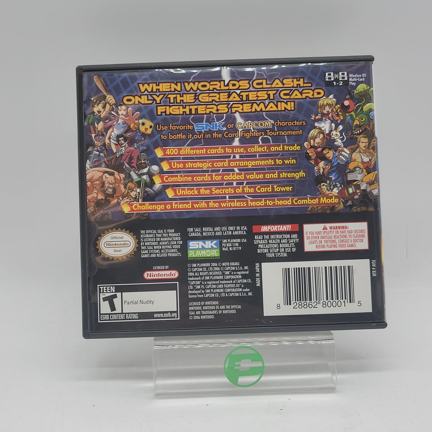 SNK vs. Capcom Card Fighters (Nintendo DS, 2007)