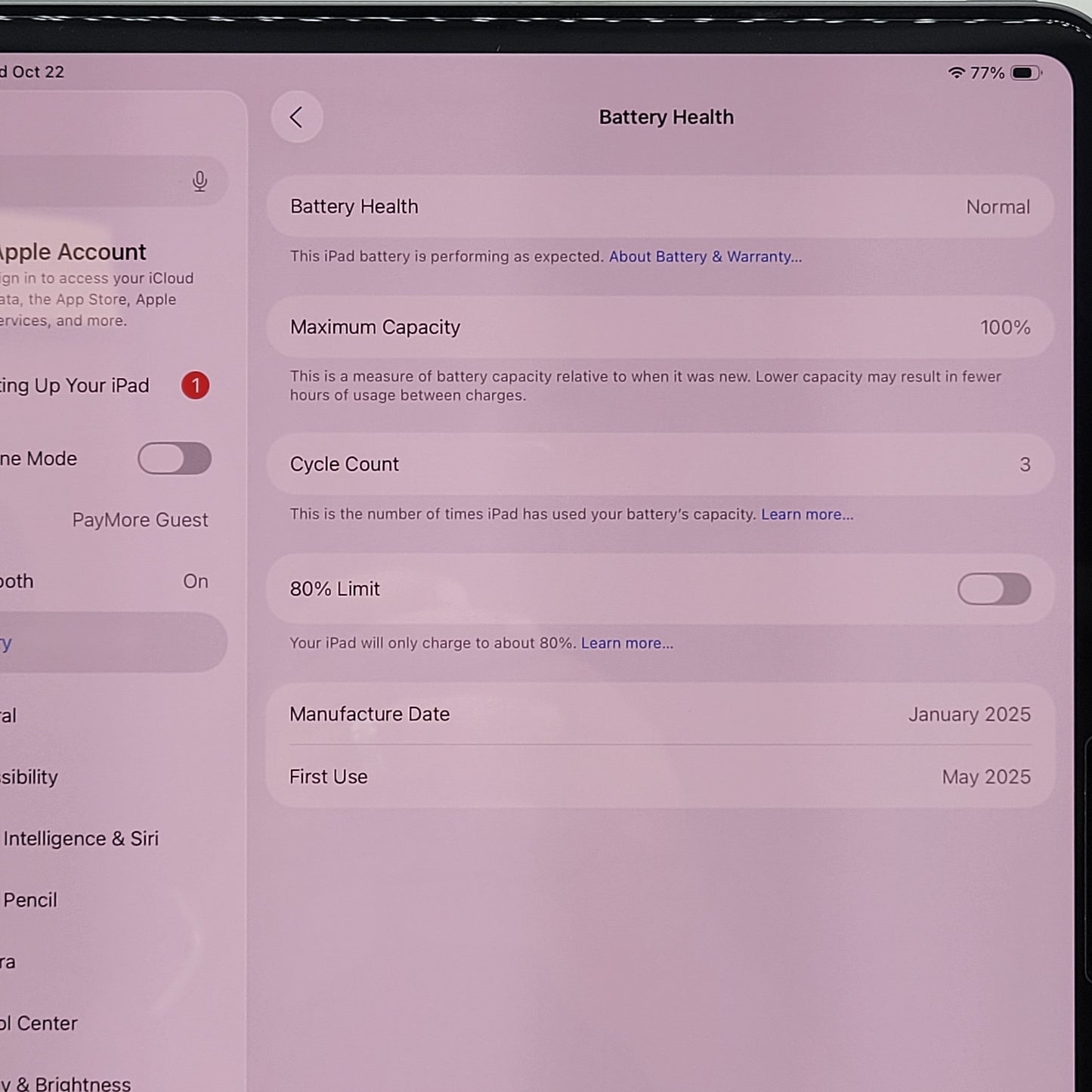 WiFi Only Apple iPad Pro 13" M4 512GB Space Black MVX43LL/A With Pencil Pro