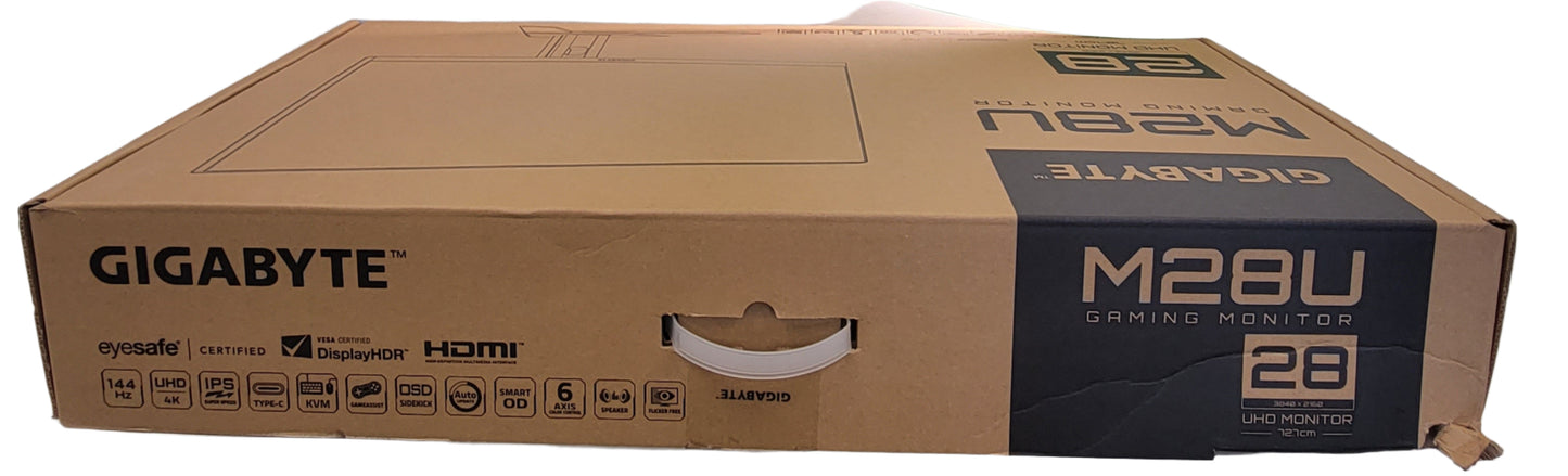 Gigabyte 28" M28U-SA 4K UHD IPS 144Hz LCD Monitor