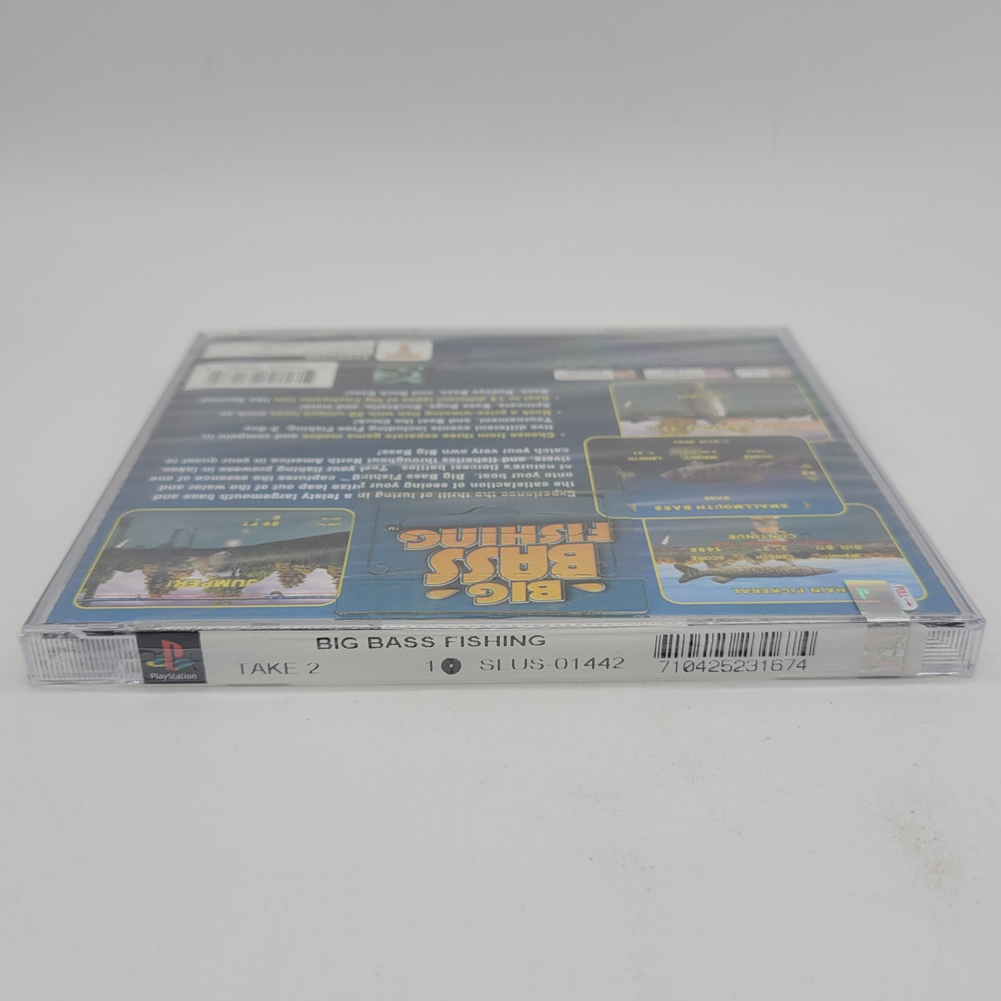 New Big Bass Fishing (Sony PlayStation 1 PS1, 2002) Sealed