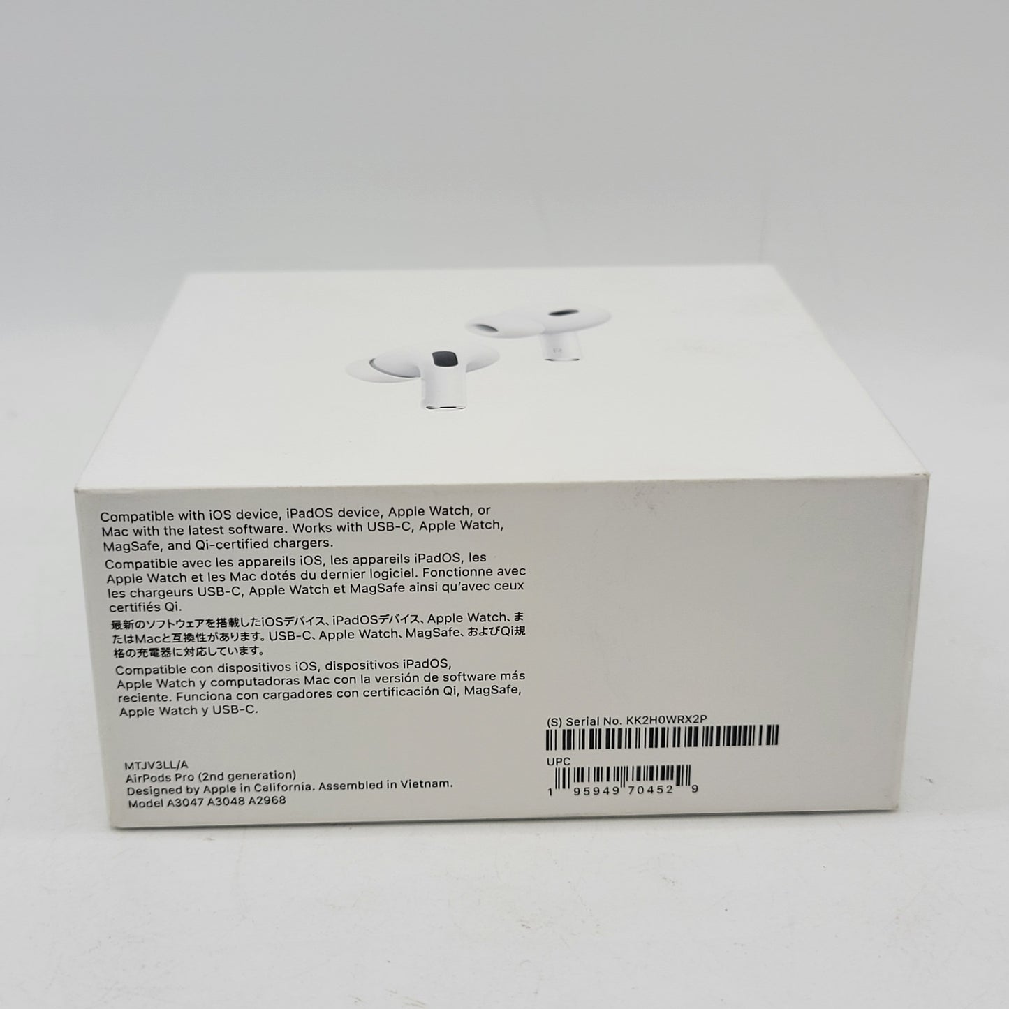 New Apple AirPods Pro 2nd Gen with MagSafe Charging Case A3048 A3047 A2968