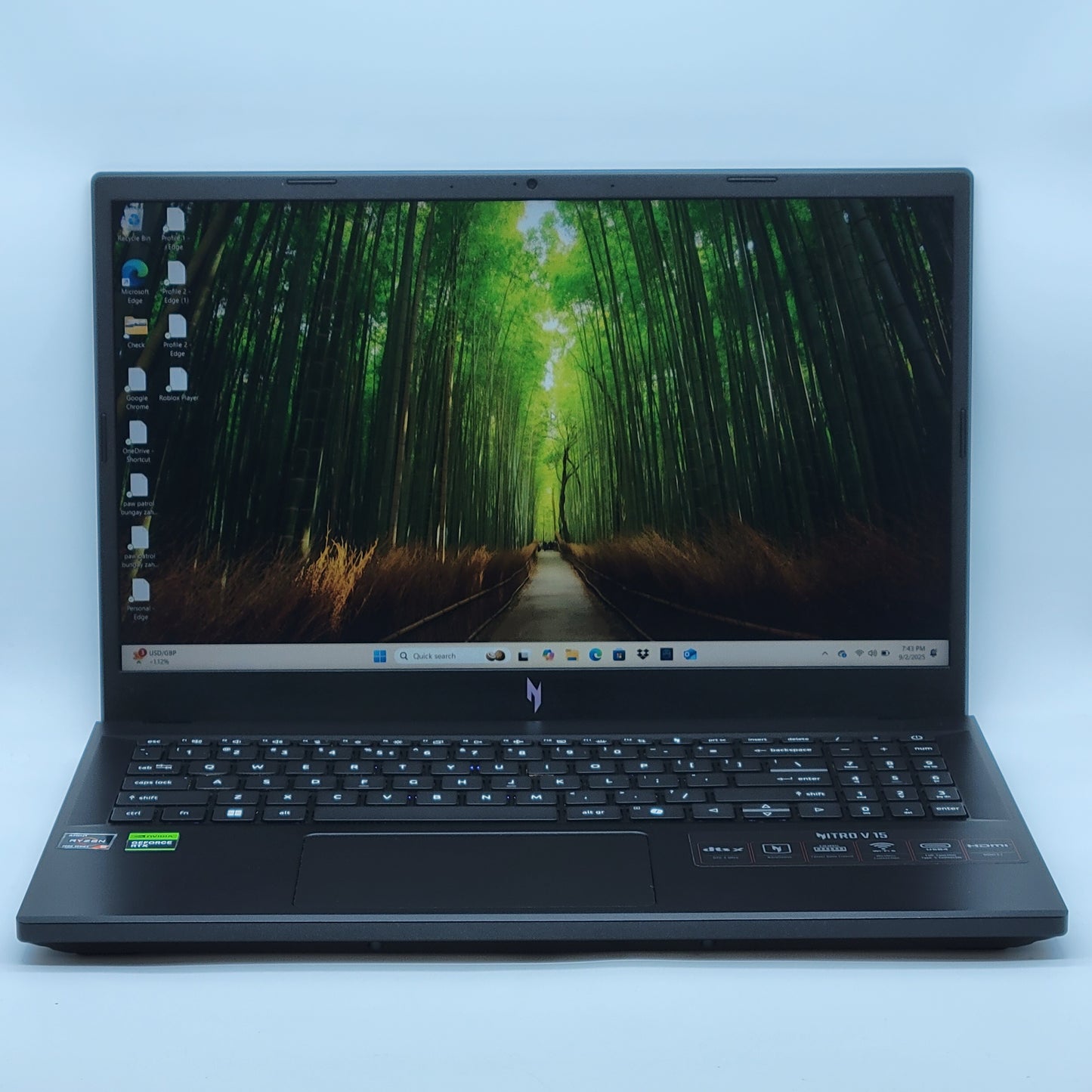 Acer Nitro V 15 AMD Ryzen 5 7535HS 16GB RAM 512GB SSD GeForce RTX 4050