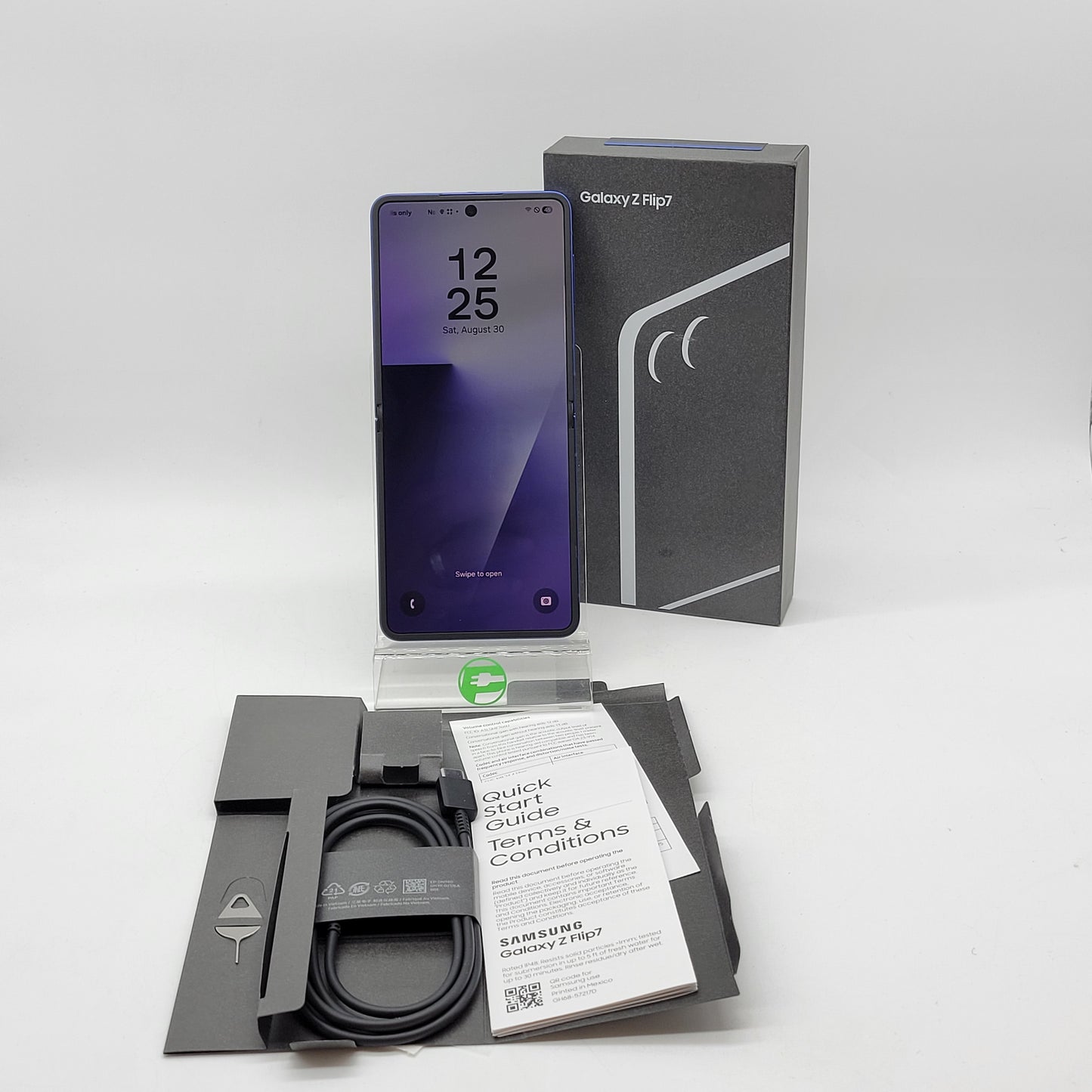 Factory Unlocked Samsung Galaxy Z Flip7 8GB RAM 512GB SM-F766U1 Blue Shadow