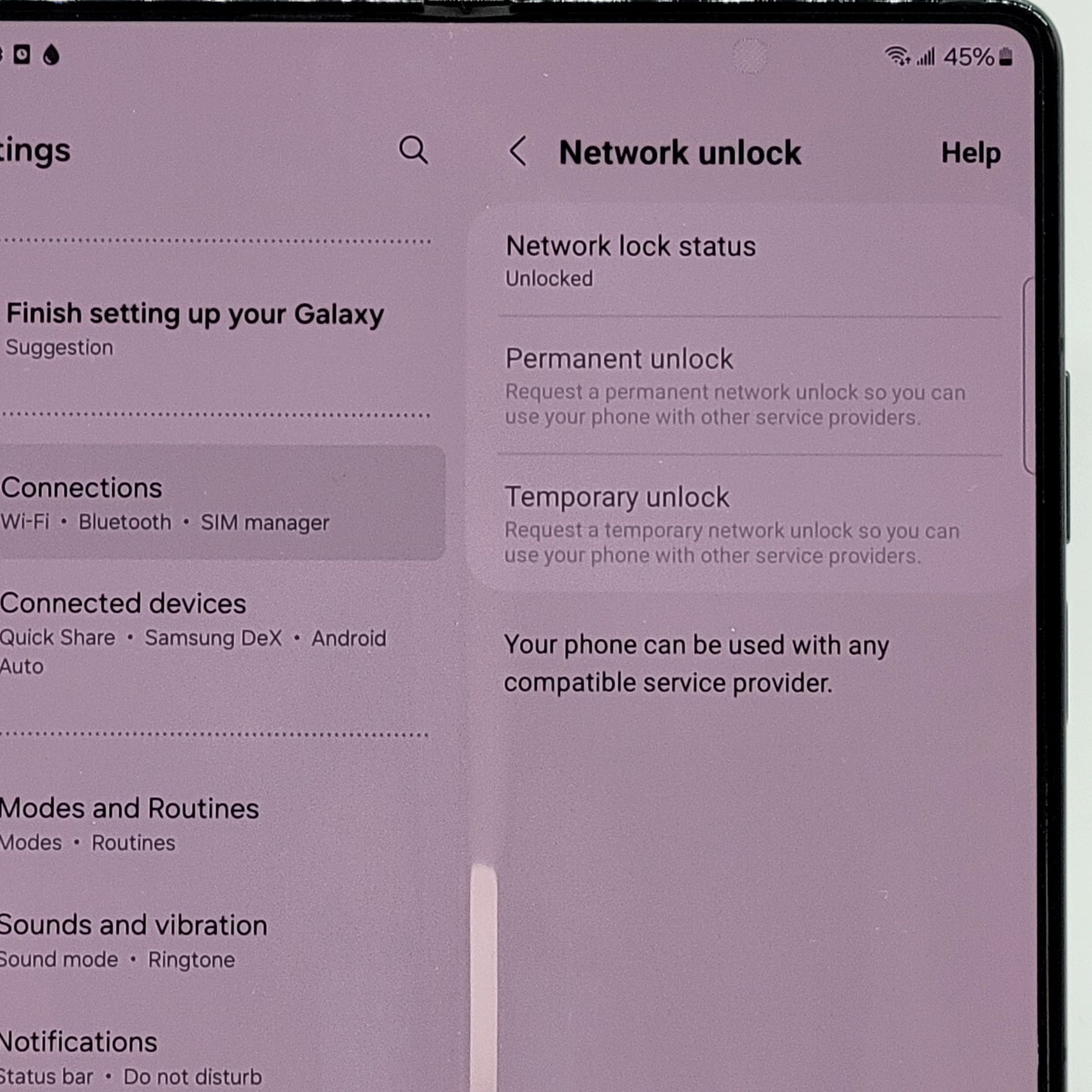 Unlocked Samsung Galaxy Z Fold5 12GB RAM 256GB SM-F946U Black