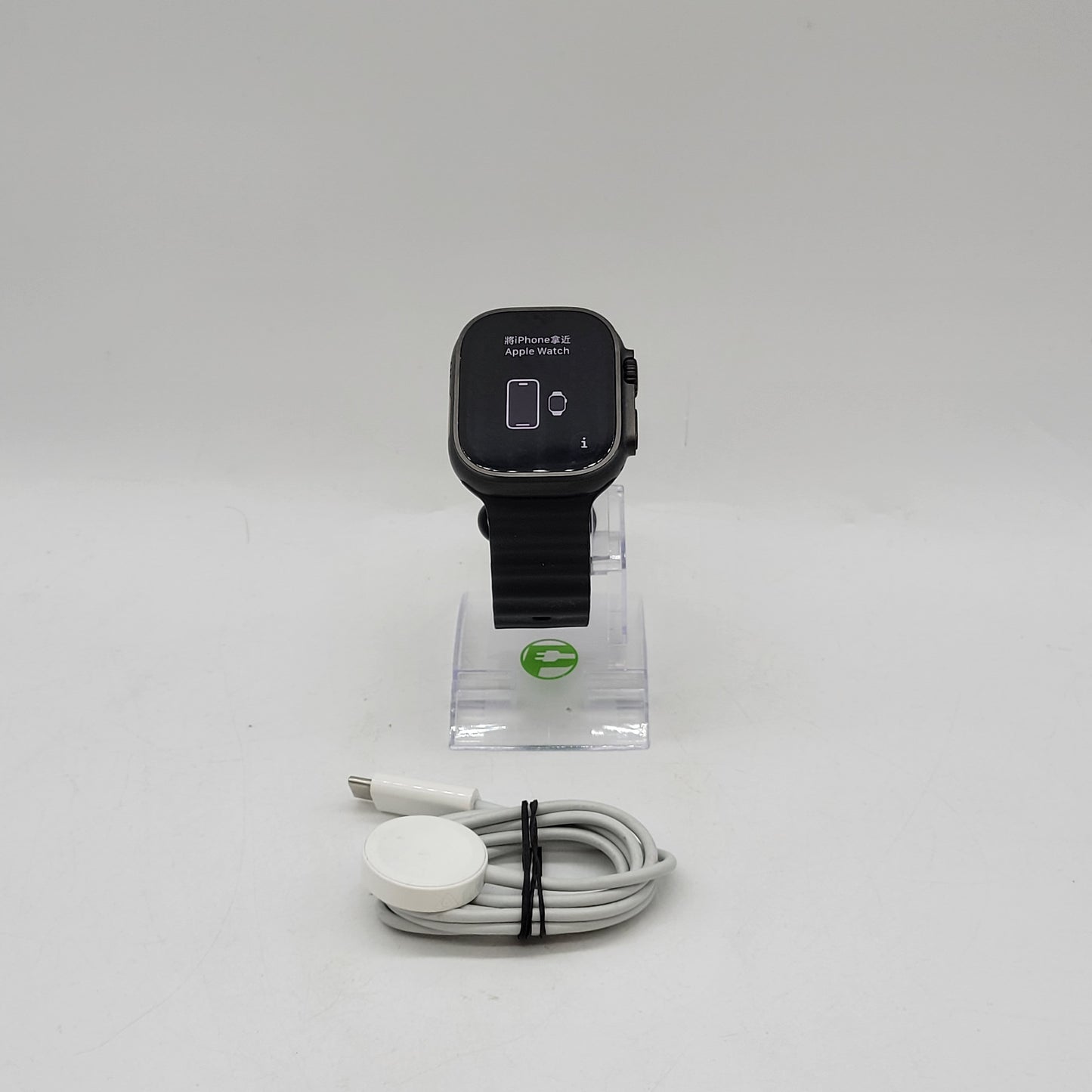 Unlocked Apple Watch Ultra 2 49MM Black Titanium Black Sport Band  MX4P3LW/A