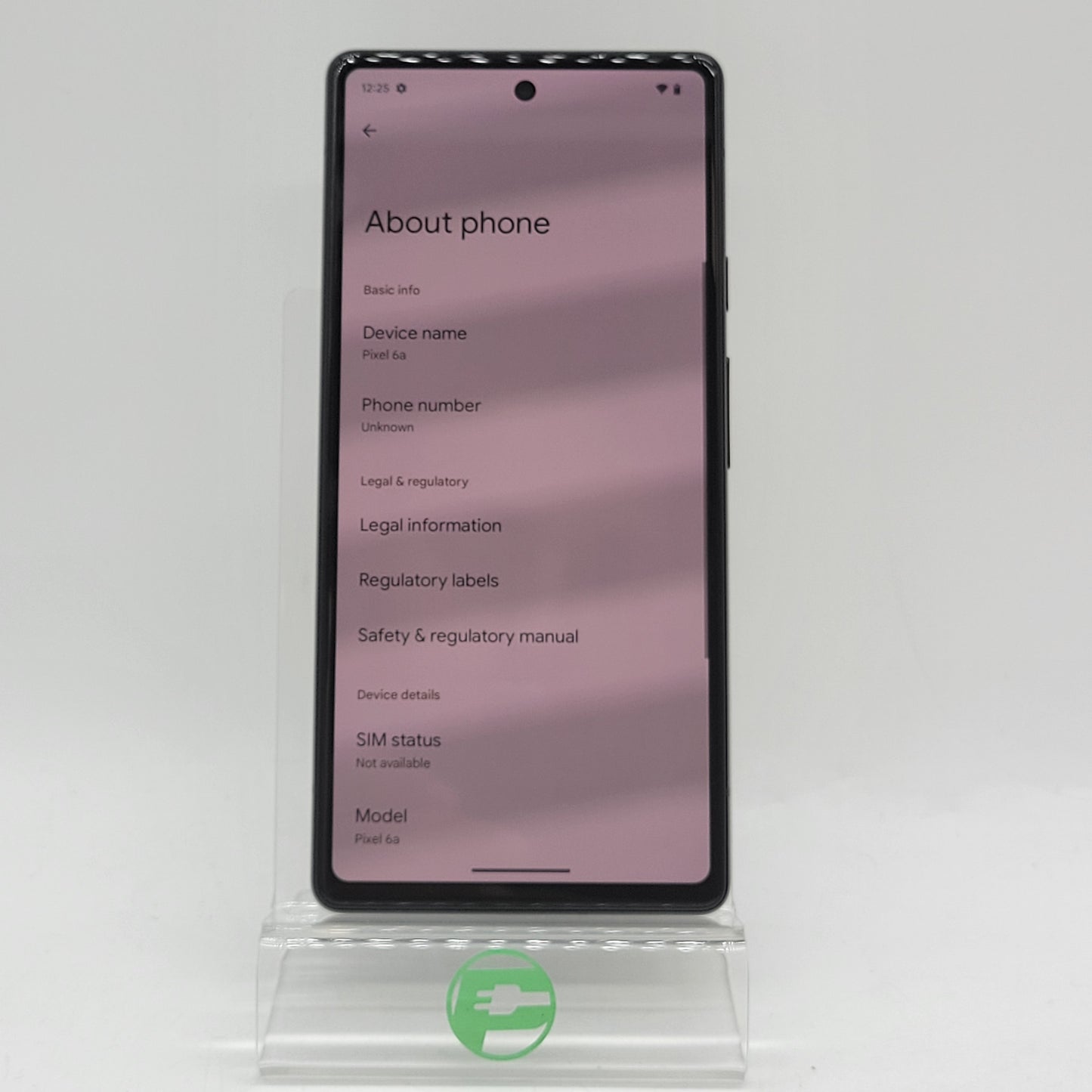Unlocked Google Pixel 6a 128GB Chalk GX7AS