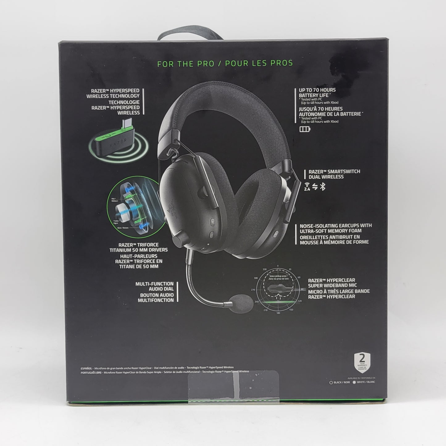 New Razer BLACKSHARK V2 PRO RZ04-0453 Wireless Console Esports Headset For Xbox