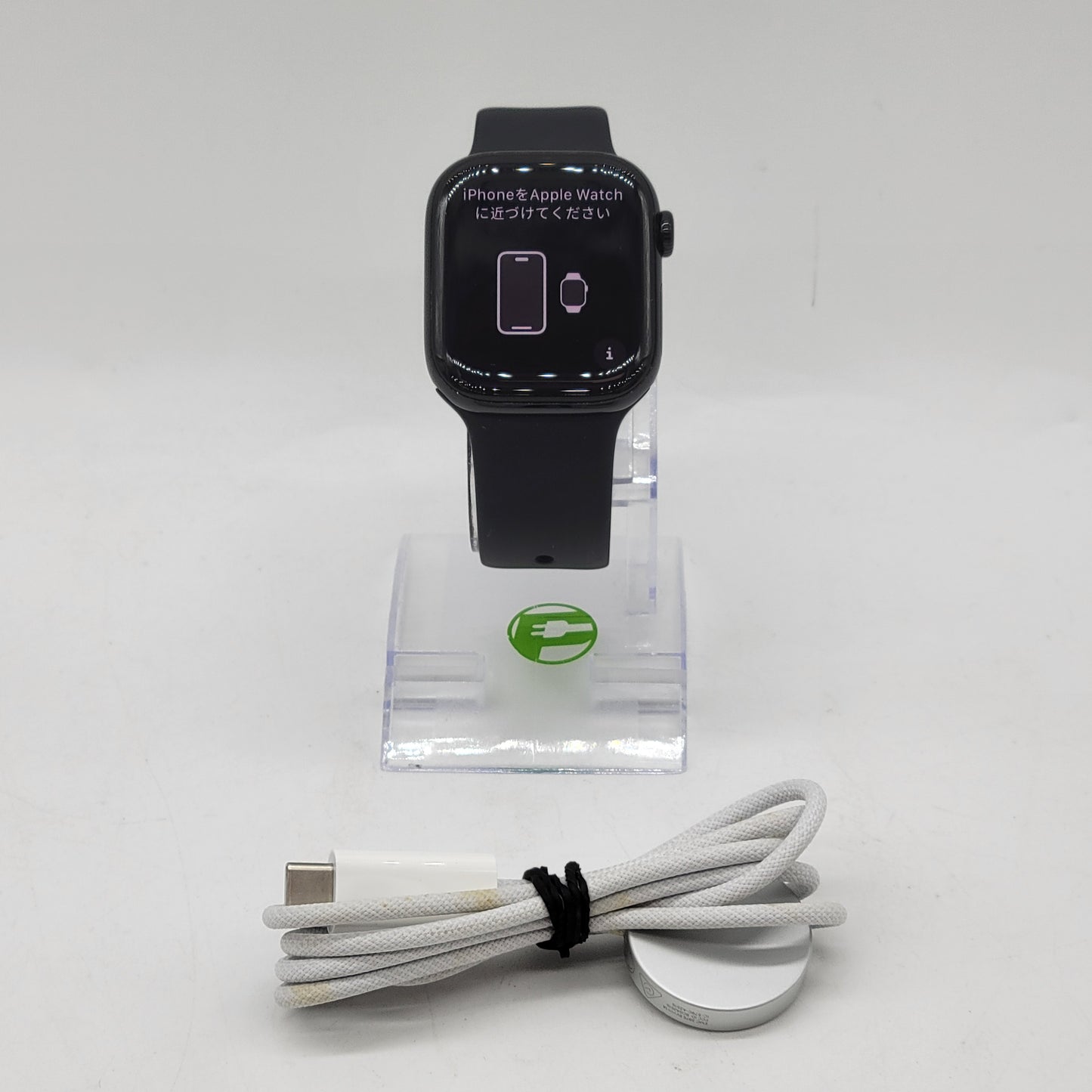 GPS Only Apple Watch Series 10 42MM Black Aluminum Black Sport Band A2997