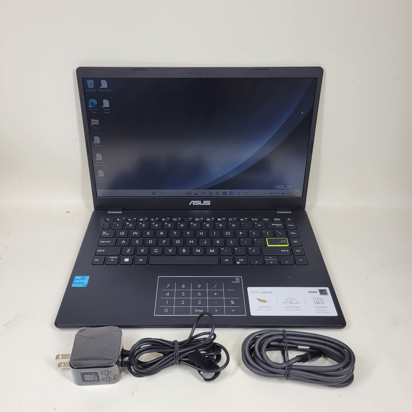 ASUS Notebook E410KA 14" Celeron N4500 1.1GHz 4GB RAM 64GB eMMc
