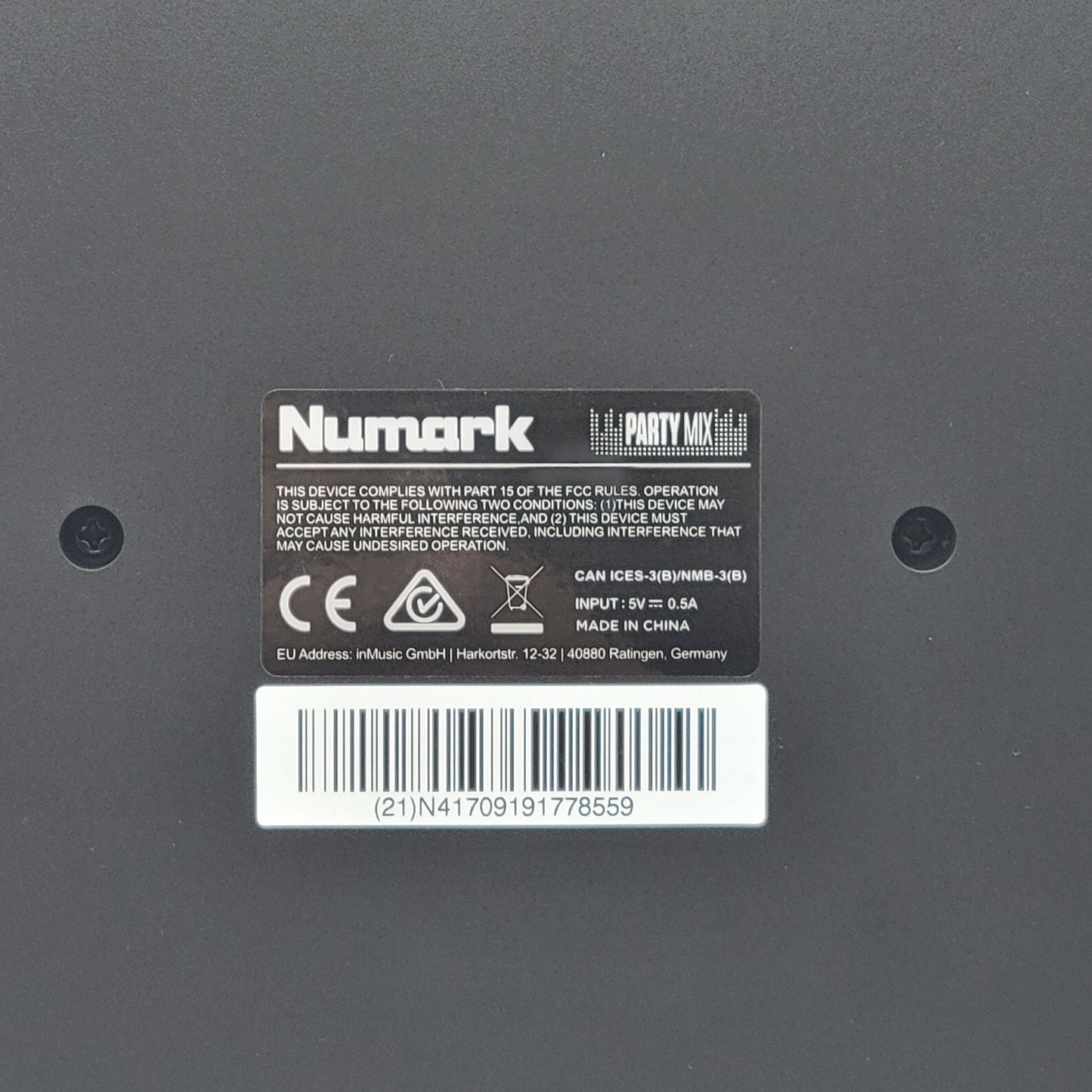 Numark Party Mix DJ Controller With Built-in Light Show
