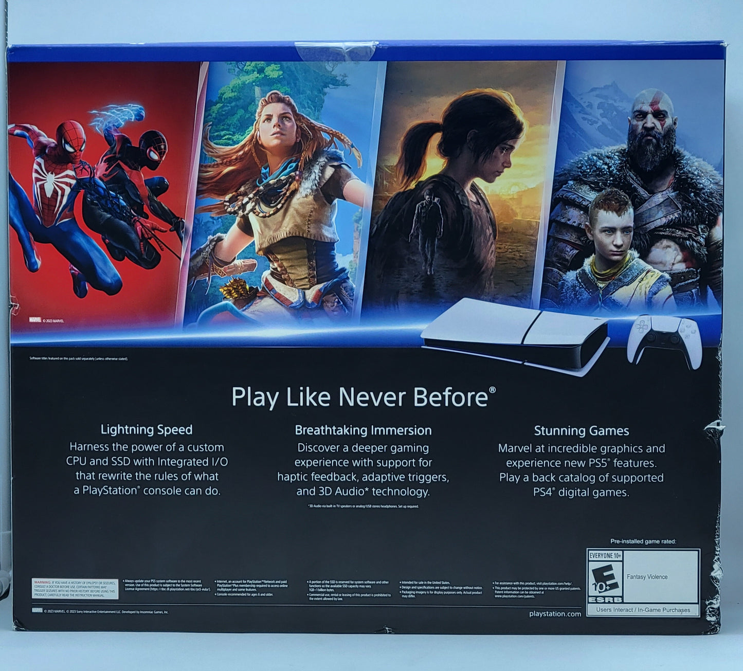 New Sony PlayStation 5 Slim Digital Edition PS5 1TB White Console Gaming System