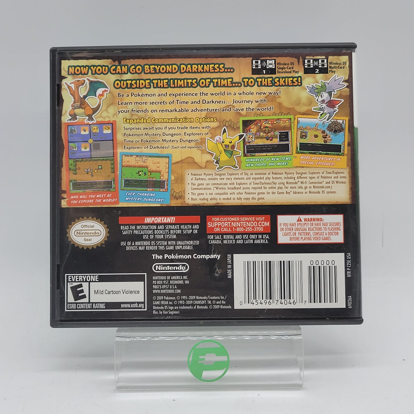 Pokemon Mystery Dungeon Explorers of Sky (Nintendo DS, 2009)