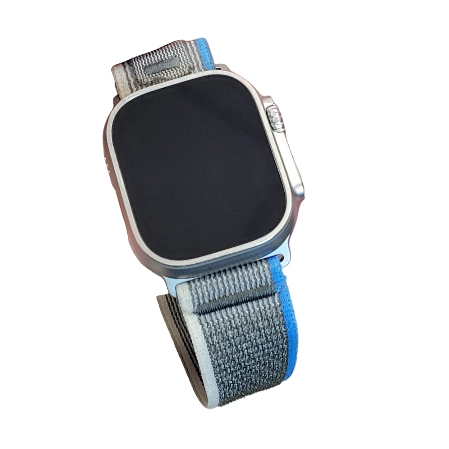 Unlocked Apple Watch Ultra 49MM Natural Titanium Gray Solo Loop A2622