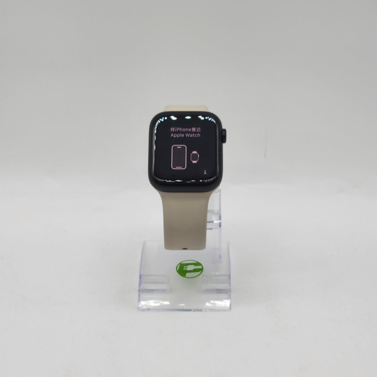 Unlocked Apple Watch SE 2nd Gen 44MM Midnight Aluminum Starlight Sport Band