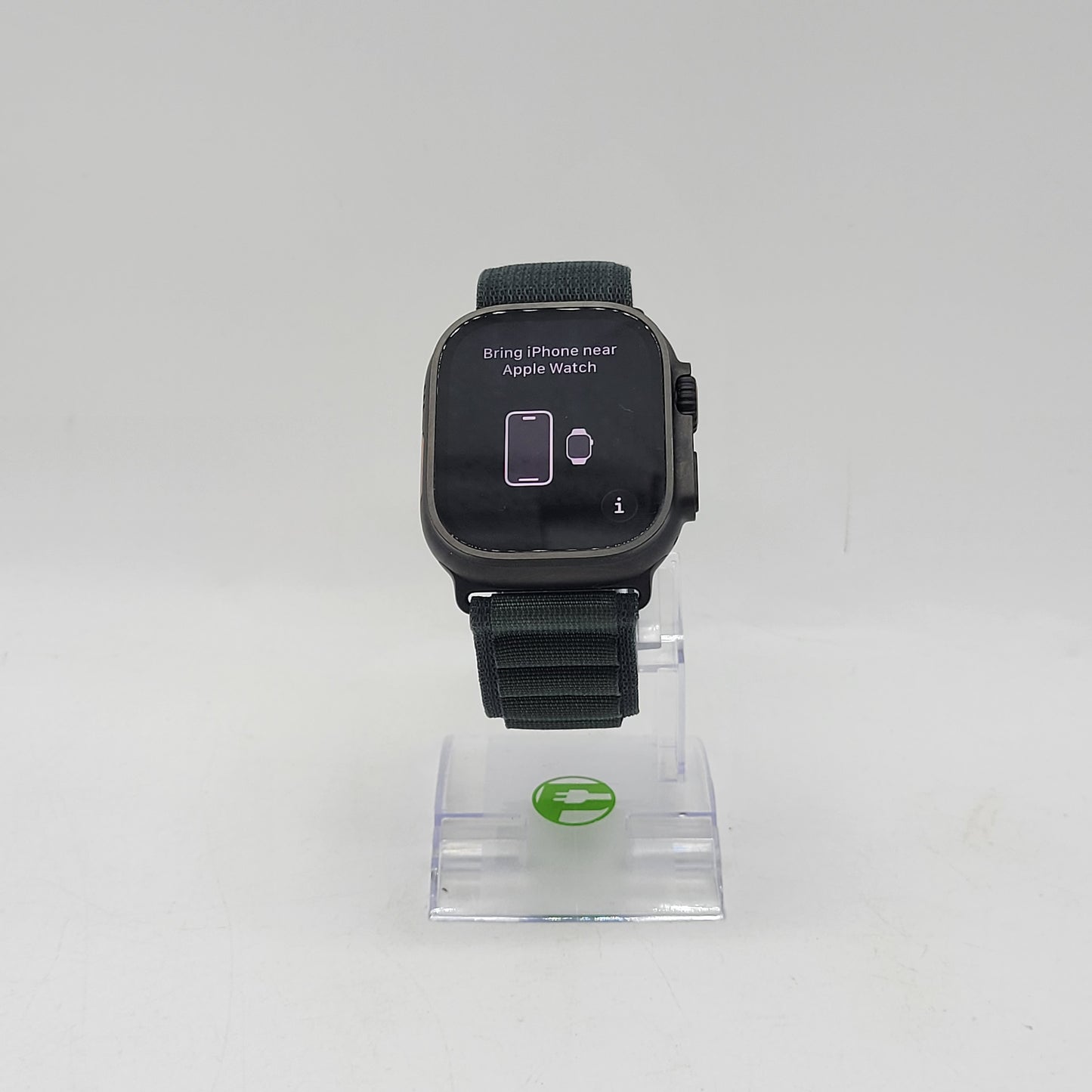 GPS Only Apple Watch Ultra 2 49MM Black Titanium Green Alpine Loop MX4R3LW/A