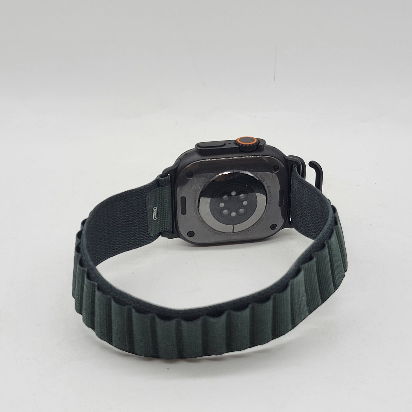 GPS Only Apple Watch Ultra 2 49MM Black Titanium Green Alpine Loop MX4R3LW/A