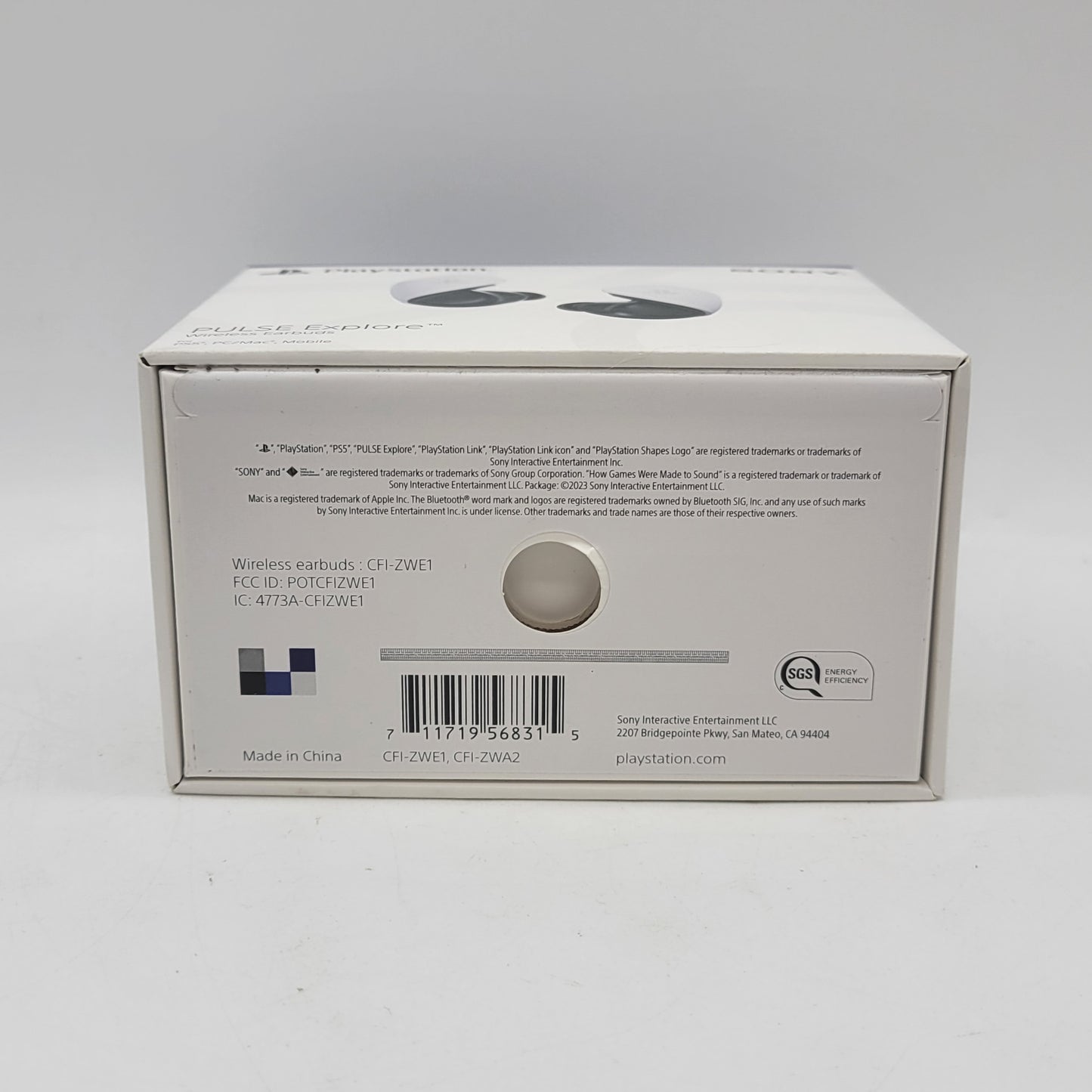 New Sony PlayStation 5 PS5 Pulse Explore White CFI-ZWE1 Wireless Earbuds