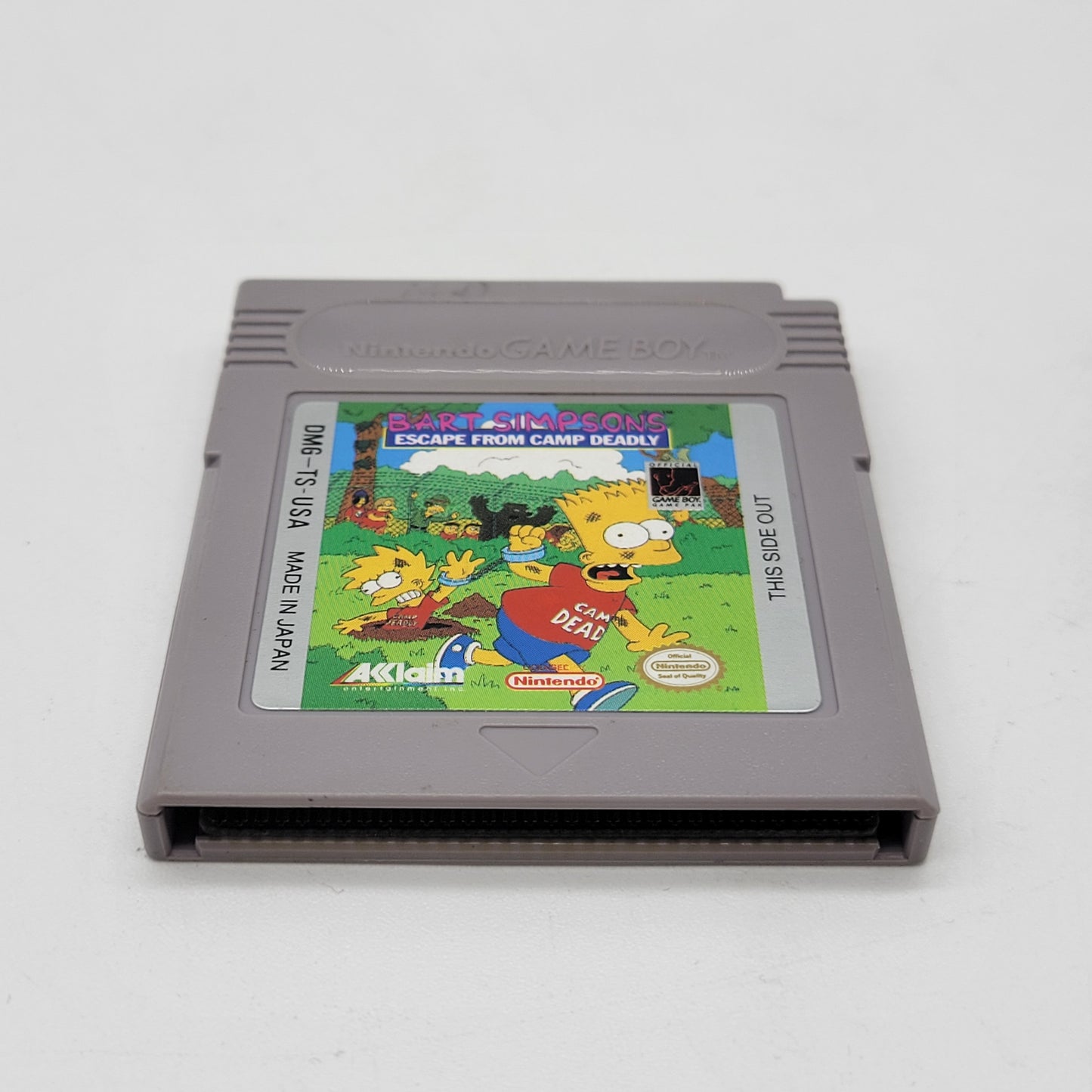 Bart Simpson's Escape from Camp Deadly (Nintendo GameBoy, 1991)