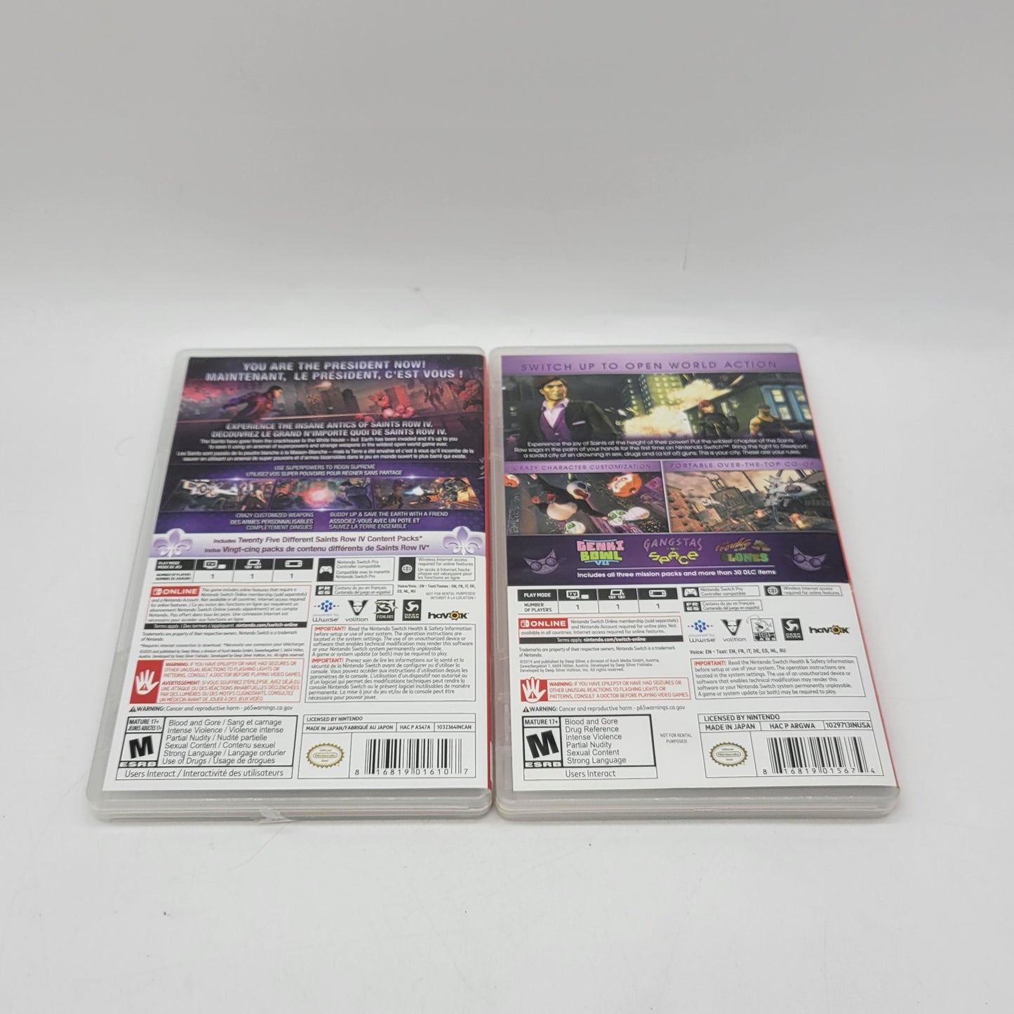 Lot of 2 Nintendo Switch Games See Description for Titles