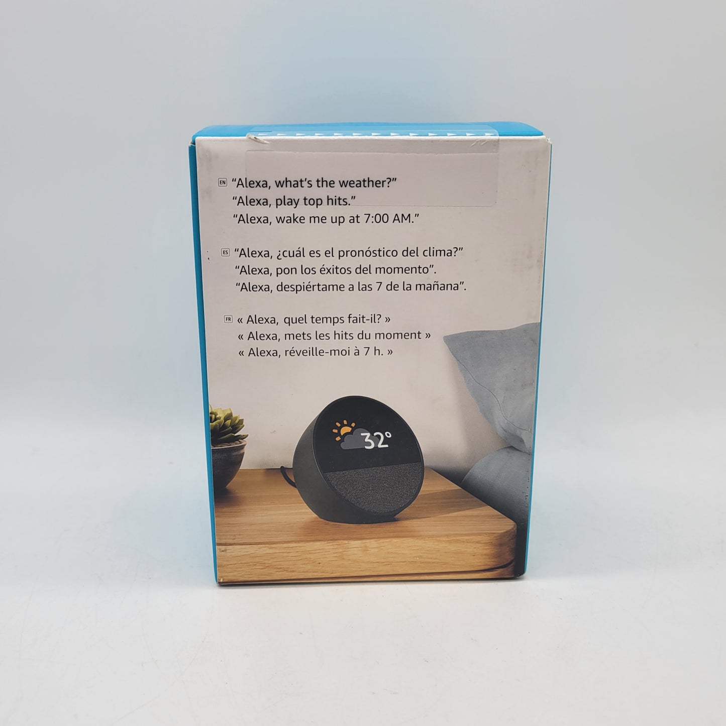 New Amazon Echo Spot Smart Speaker Black BV84J9