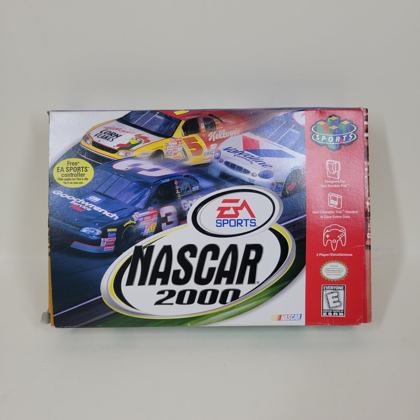 NASCAR 2000 (Nintendo 64 N64, 1999)