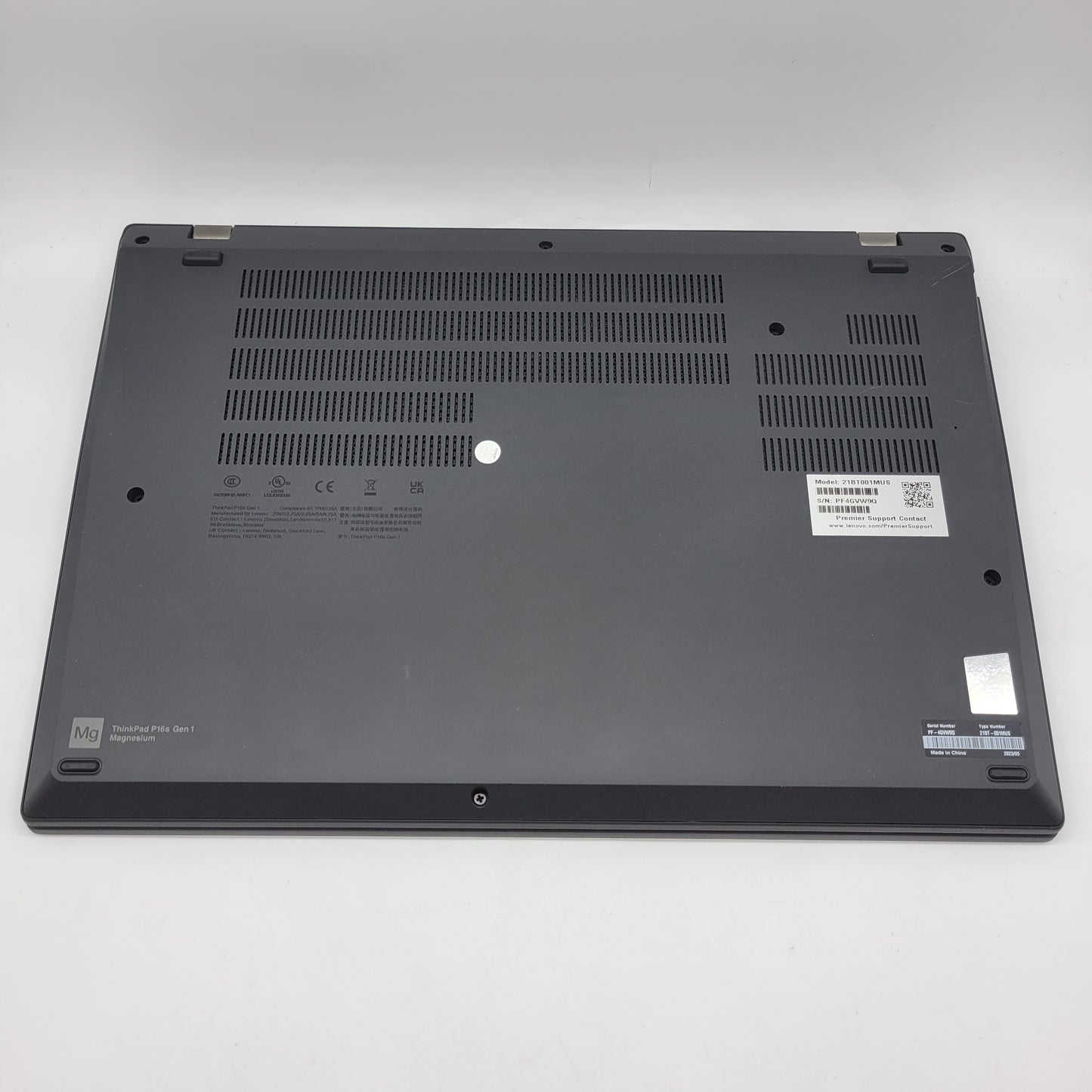 Lenovo ThinkPad P16S GEN 1 16" i7-1260P 2.1GHz 32GB RAM 1TB SSD NVIDIA T550