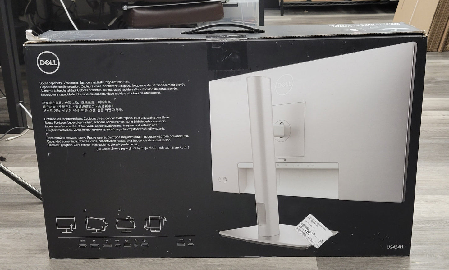 Dell 24" U2424H FHD IPS 120Hz UltraSharp Monitor Flawless