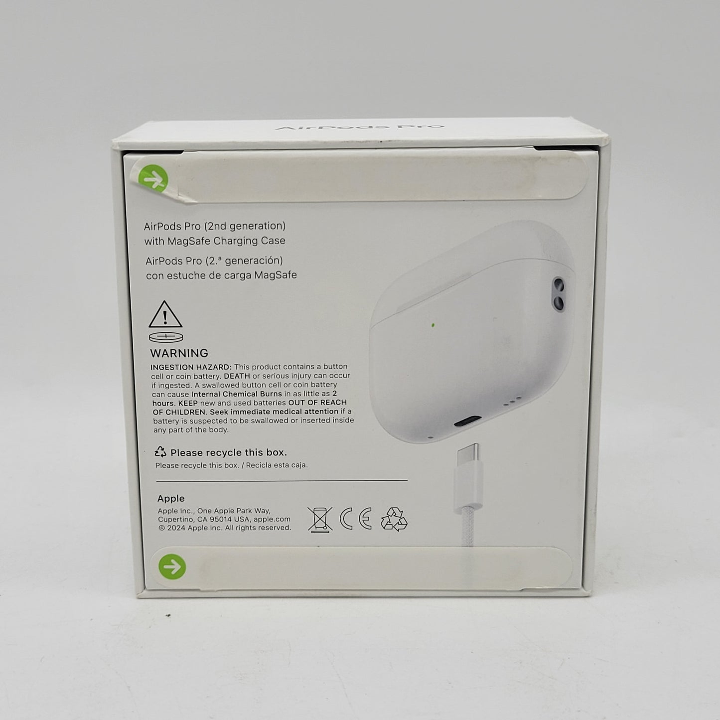 New Apple AirPods Pro 2nd Gen with MagSafe Charging Case A3048 A3047 A2968