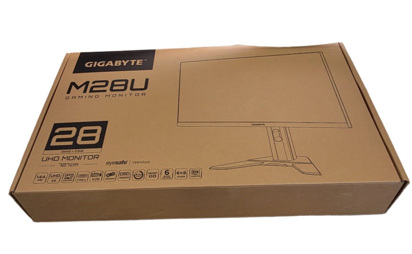 Gigabyte 28" M28U-SA 4K UHD IPS 144Hz LCD Monitor