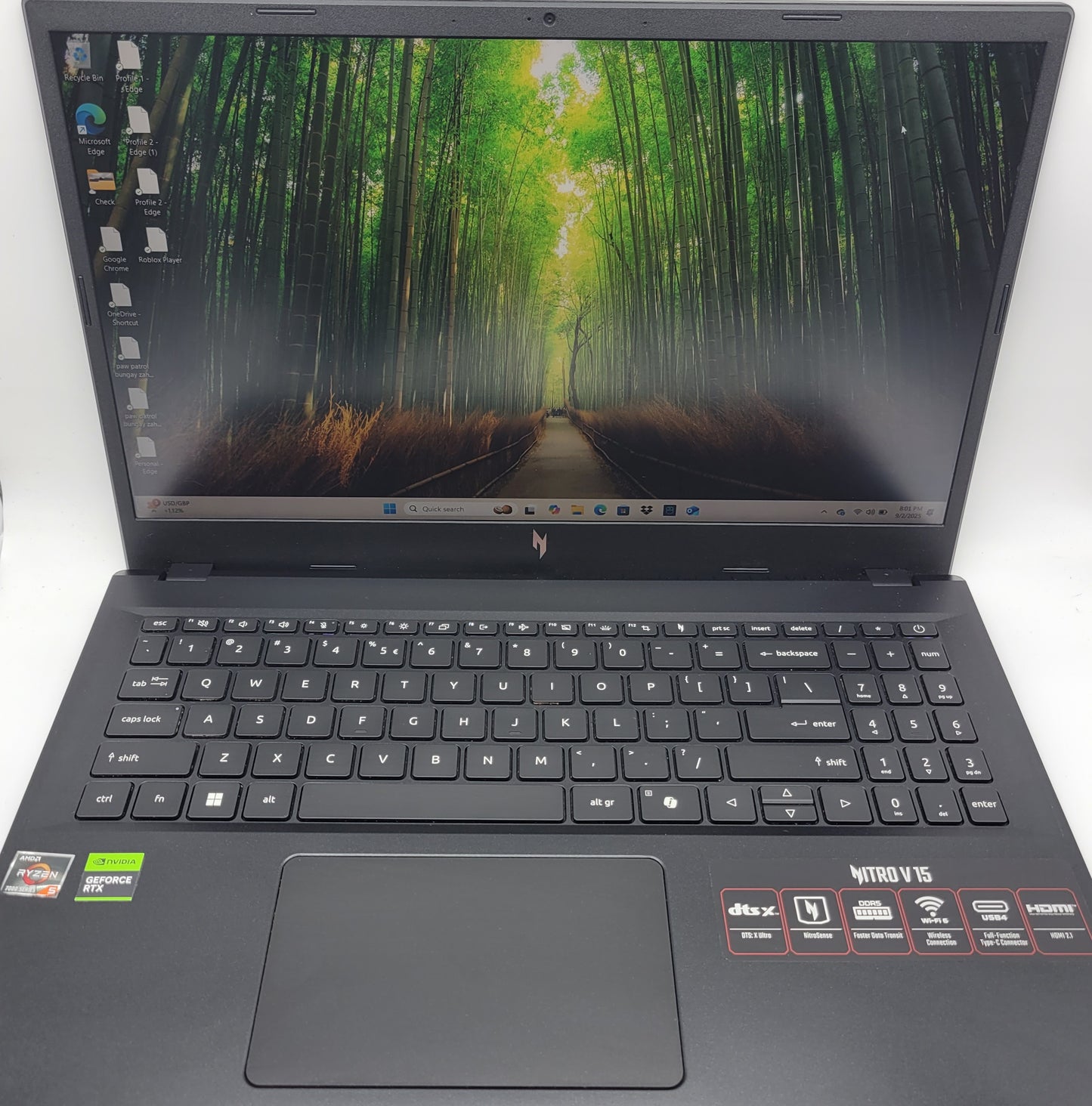 Acer Nitro V 15 AMD Ryzen 5 7535HS 16GB RAM 512GB SSD GeForce RTX 4050