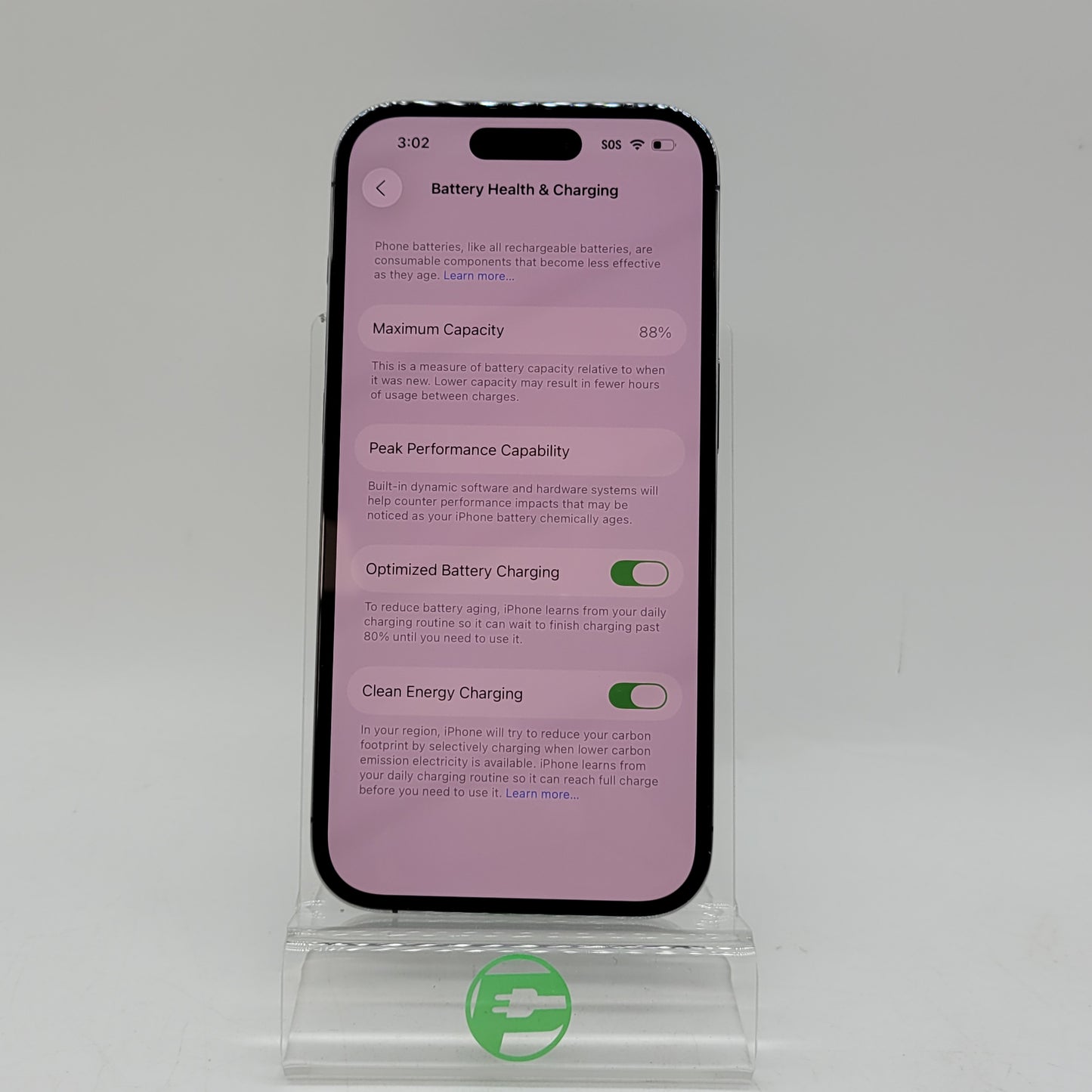 Unlocked Apple iPhone 14 Pro 256GB Deep Purple MQ1D3LL/A