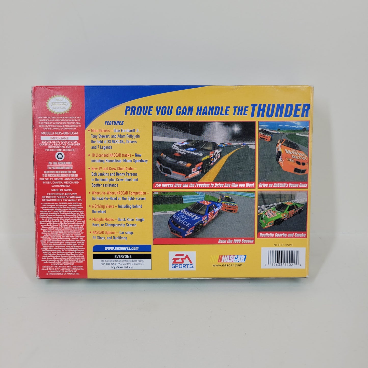 NASCAR 2000 (Nintendo 64 N64, 1999)