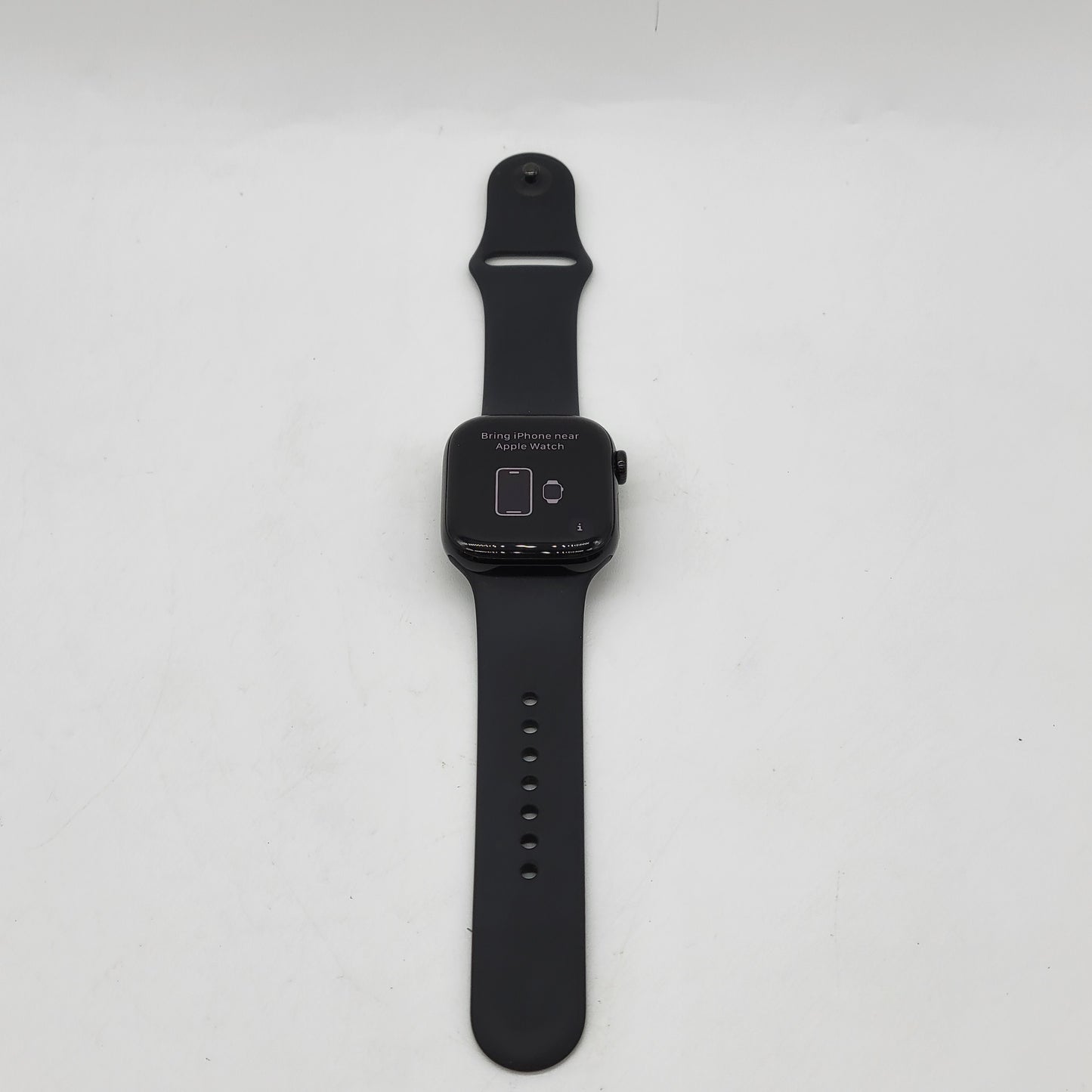 GPS Only Apple Watch Series 10 42MM Black Aluminum Black Sport Band A2997