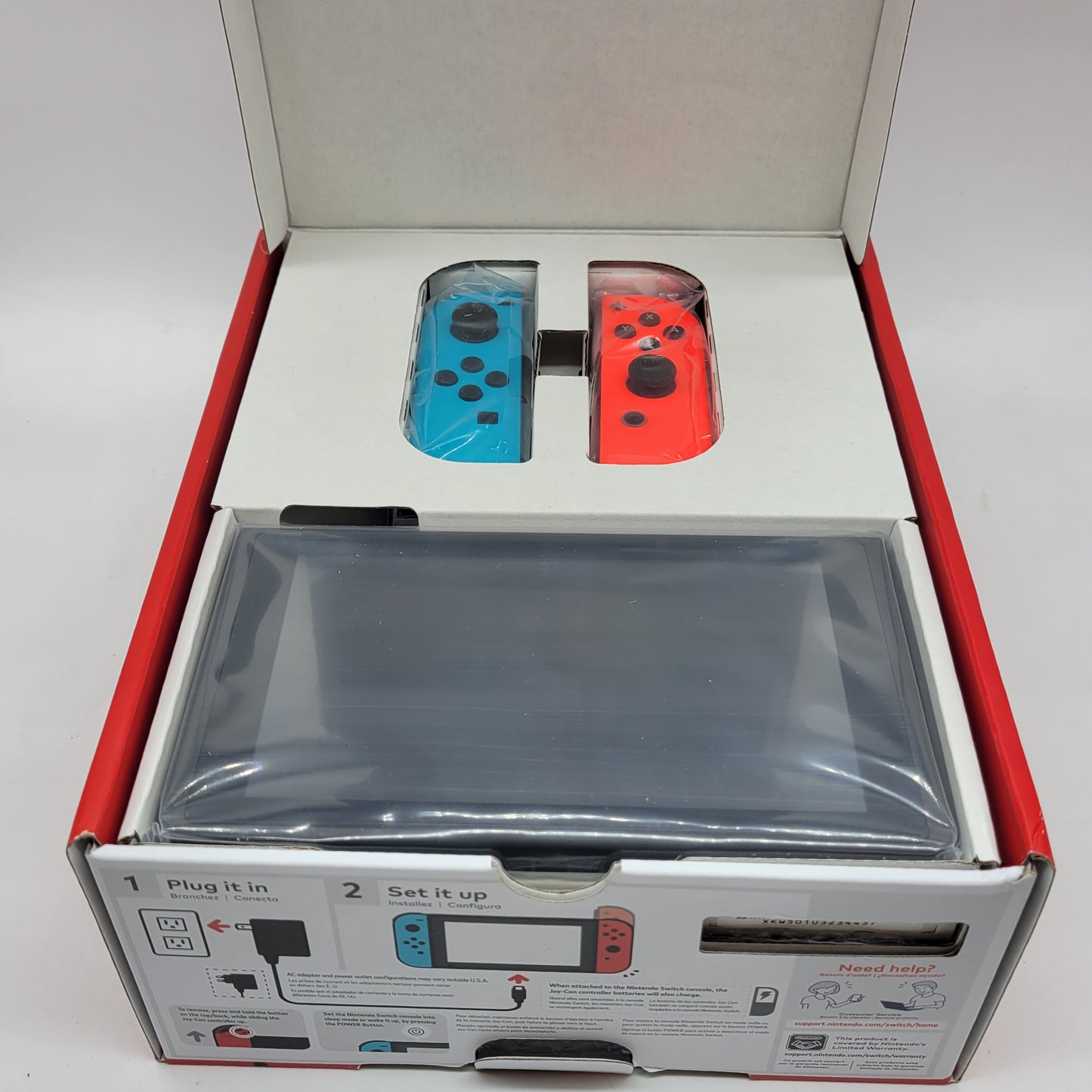 New Nintendo Switch v2 Video Game Console HAC-001(-01) Black