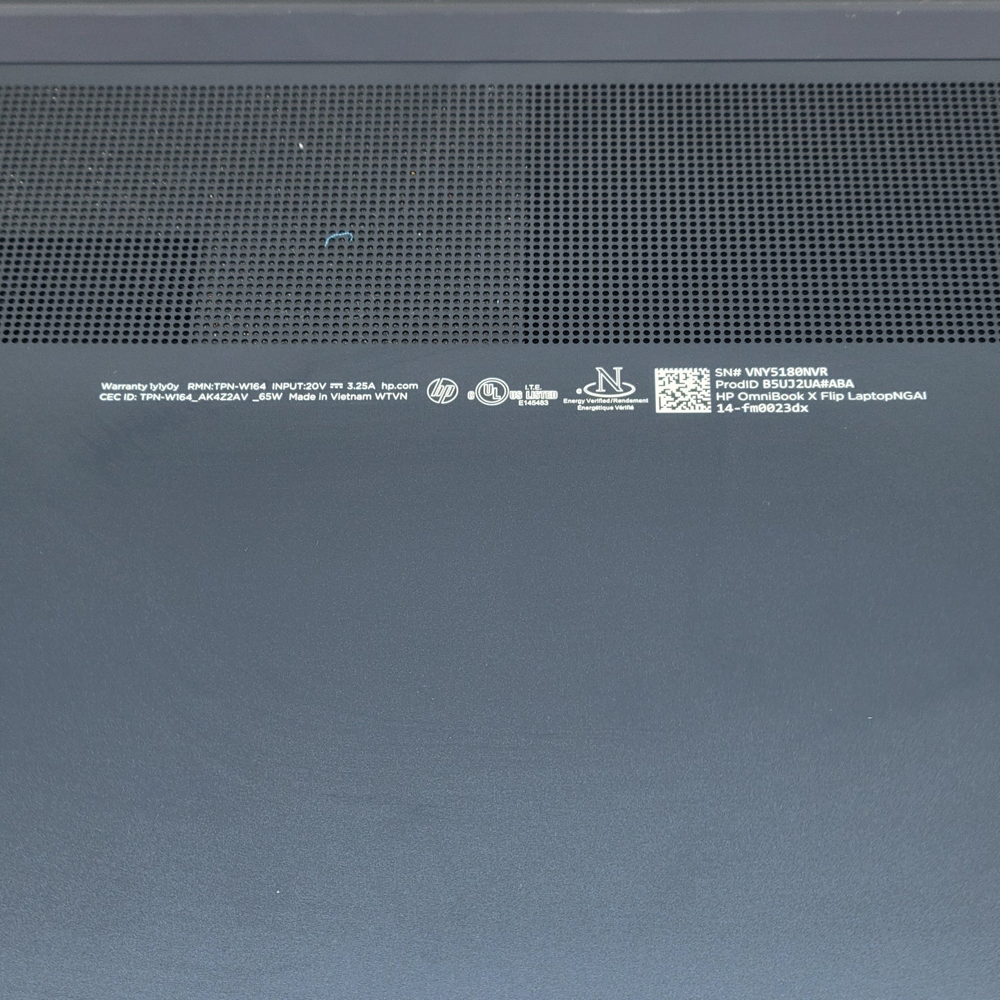 HP OmniBook X Flip 14-FM0023DX 14" Ultra 7 256V 2.2GHz 16GB RAM 1TB SSD