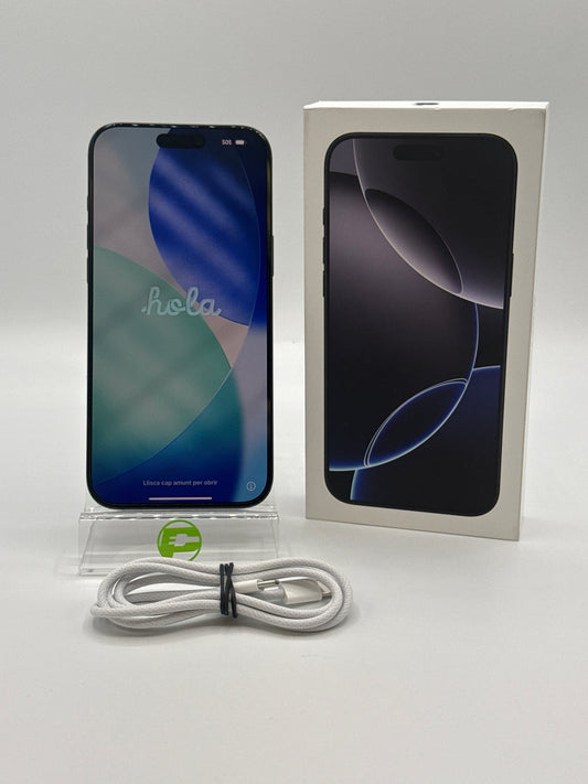 Factory Unlocked Apple iPhone 16 Pro Max 256GB Black Titanium MYW33LL/A