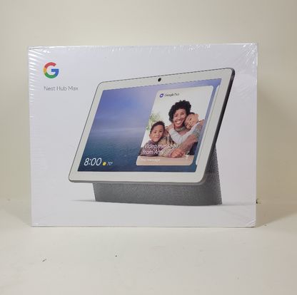 New Google Nest Hub Max Smart Display Google Assistant Charcoal GA00639-US