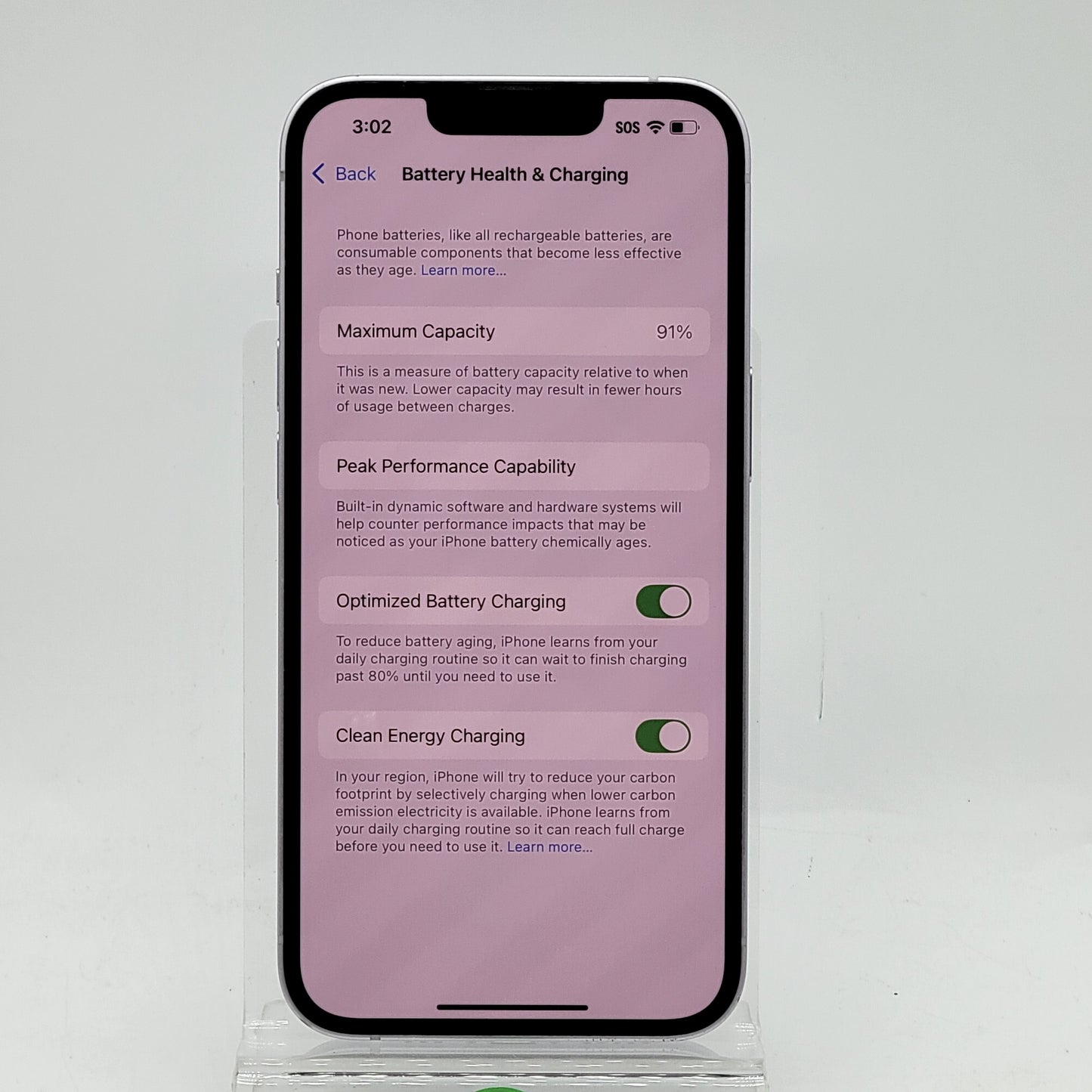 Unlocked Apple iPhone 14 128GB Purple NPUX3LL/A
