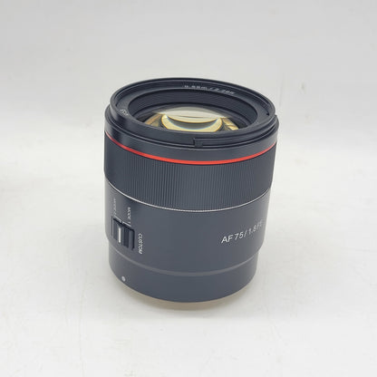 Rokinon Samyang Optics 75mm f/1.8 FE For Sony E-Mount Lens