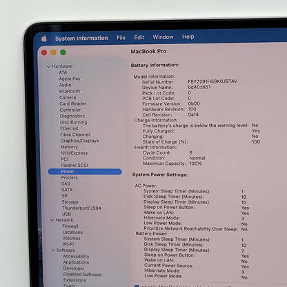 2021 Apple MacBook Pro 16" M1 Pro 16C GPU 3.2GHz 16GB RAM 512GB SSD A2485