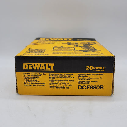 New DeWalt DCF880B 20V MAX 1/2" (13mm) Impact Wrench With Detent Pin Tool Only