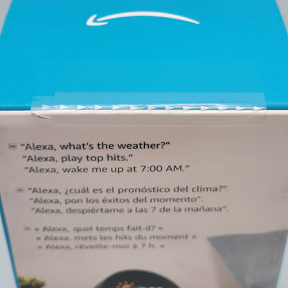 New Amazon Echo Spot Smart Speaker Black BV84J9