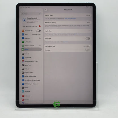 Unlocked Apple iPad Air 13" M3 256GB Blue MCJ64LL/A