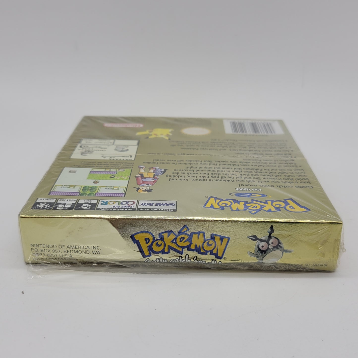 New Pokemon Gold (Nintendo GameBoy Color, 2000) Read