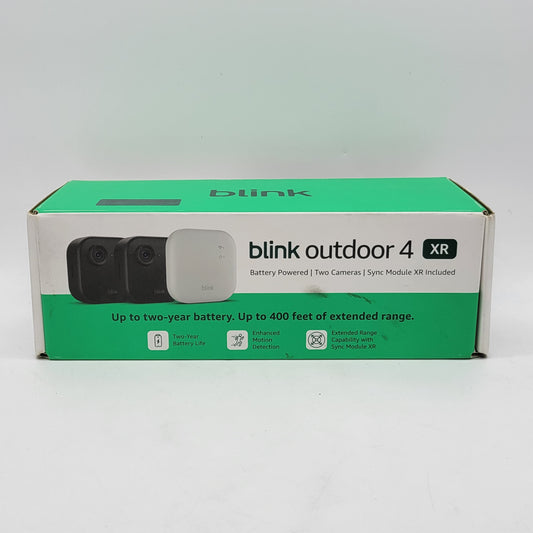 New Blink Outdoor 4 XR Wireless Battery Operated Outdoor Security Camera System