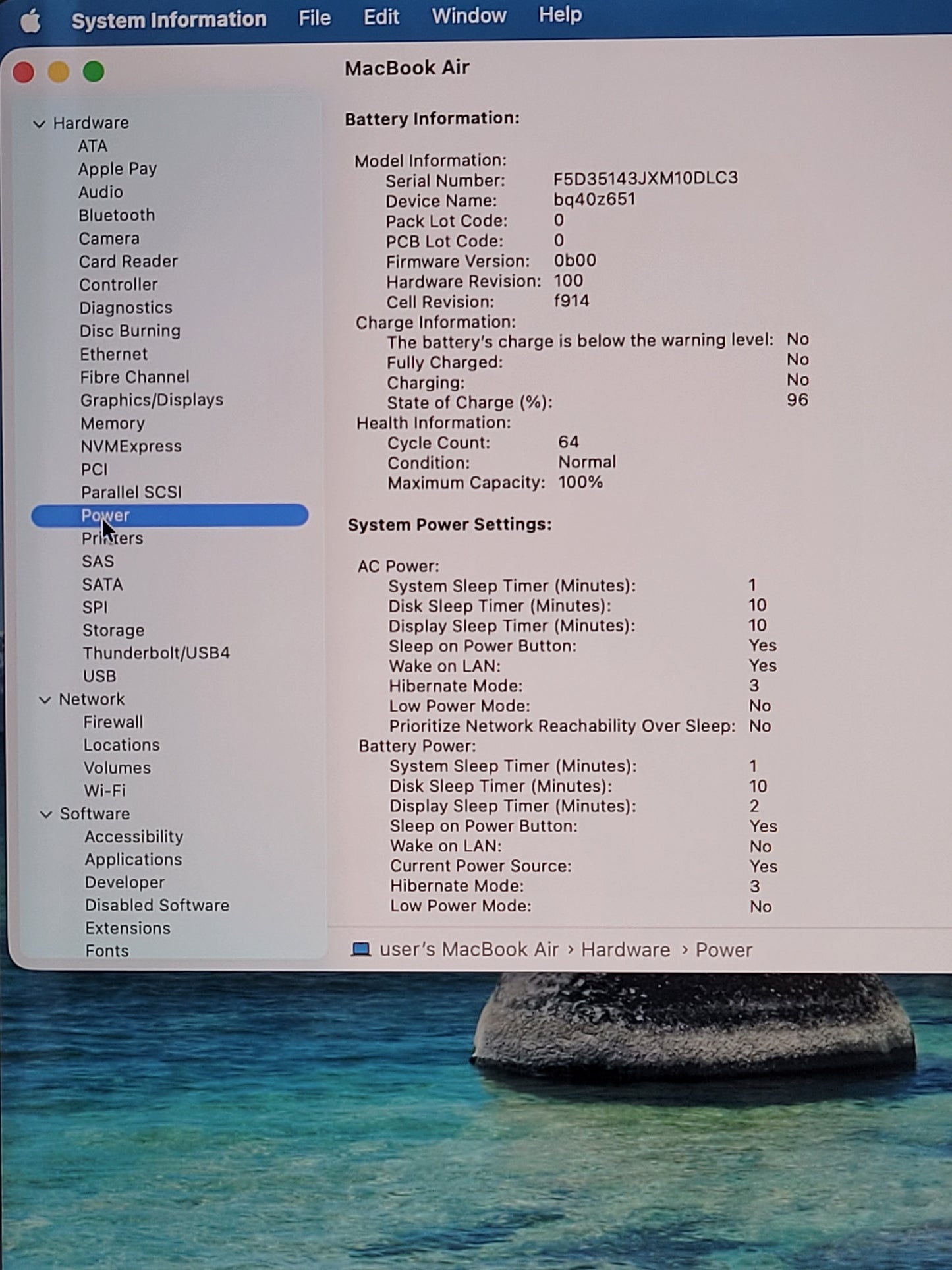 2024 Apple MacBook Air 13.6" M3 8C GPU 4.0GHz 8GB RAM 256GB SSD A3113