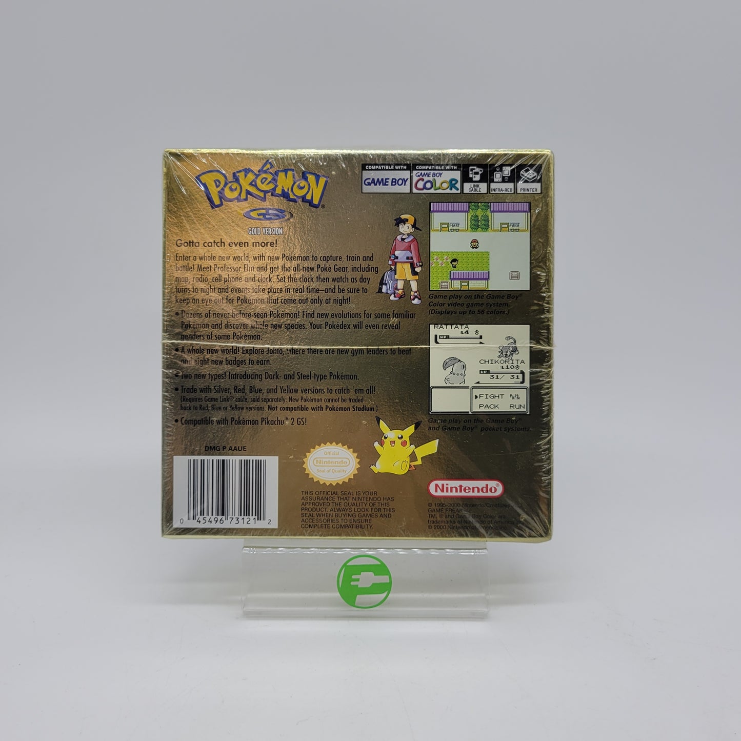 New Pokemon Gold (Nintendo GameBoy Color, 2000) Read