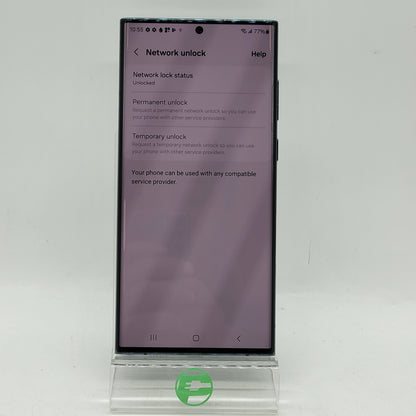 Unlocked Samsung Galaxy S22 Ultra 8GB RAM 128GB SM-S908U Blue